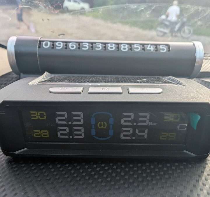 Bộ cảm biến áp suất lốp 4 bánh xe van ngoài Tpms