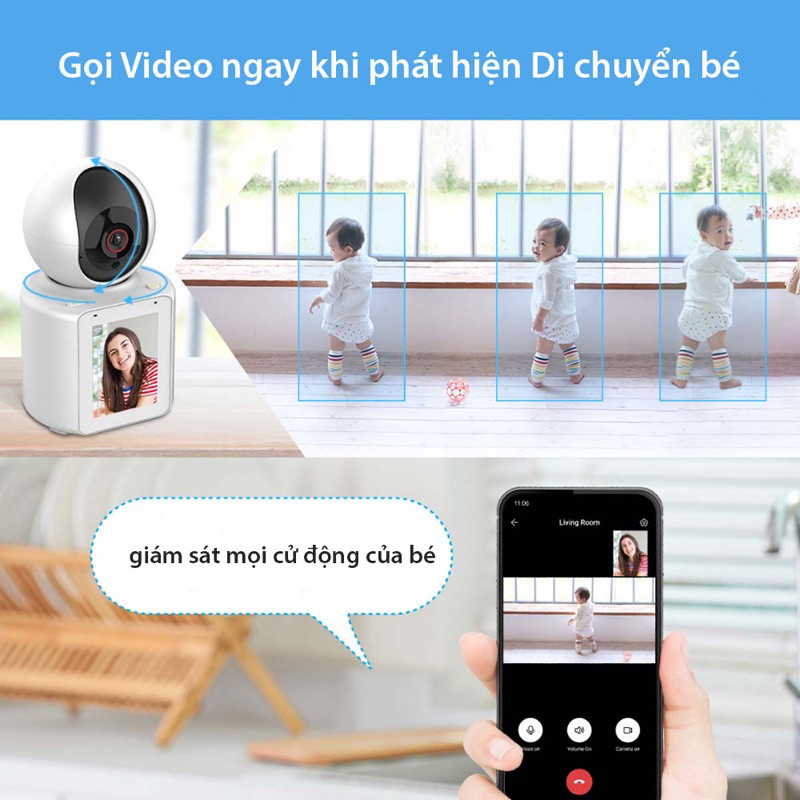 Camera đàm thoại 2 chiều gọi video call trực tiếp